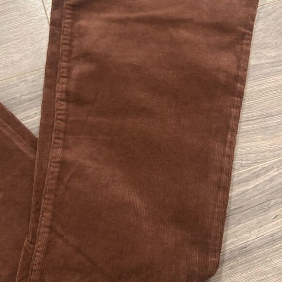 NWT brown corduroy high rise flare - Picture 4 of 9